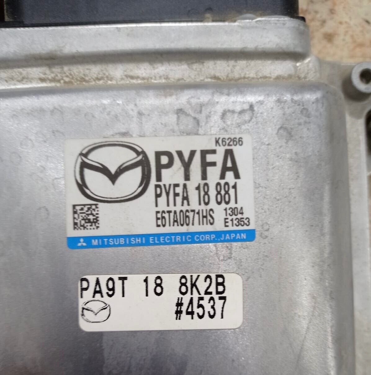 Mazda CX5 2020 2022 OEM ECU engine control unit PYFA18881