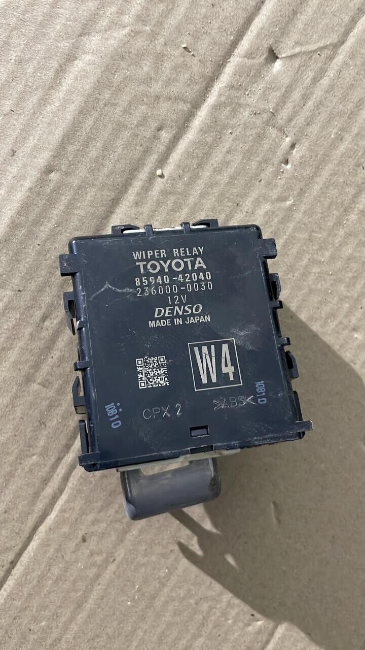 TOYOTA RAV4 2018 2022 OEM WINDSHIELD WIPER RELAY COMPUTER CONTROL MODULE UNIT