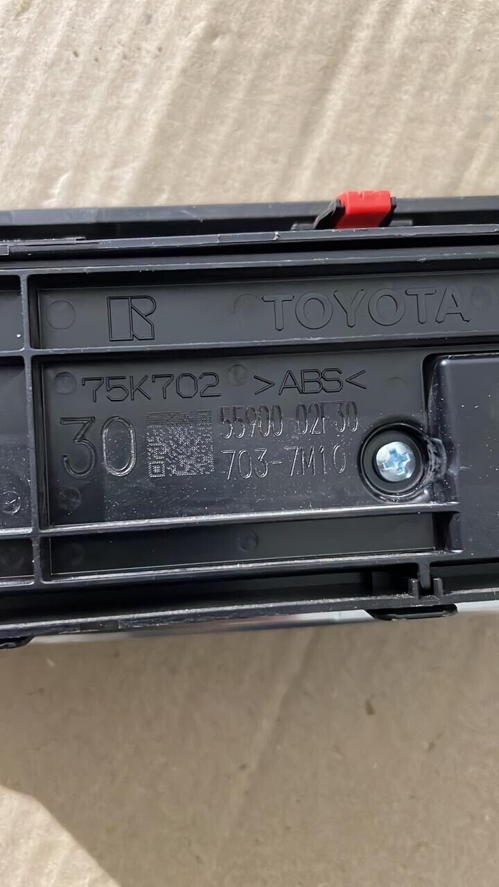 Toyota Corolla 2019 2020 AC Heater control 5590002F30