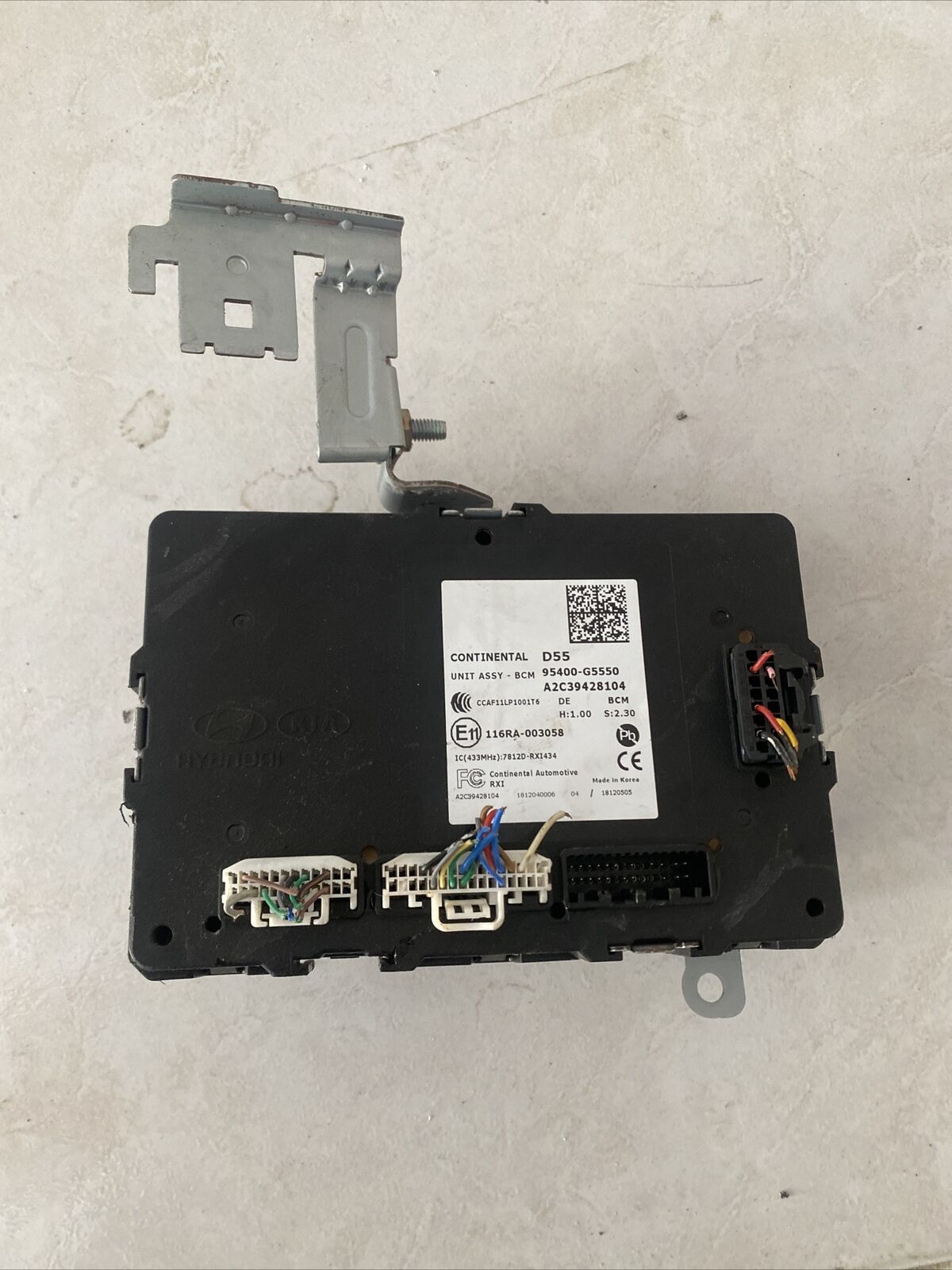 Kia Niro OEM BCM body control unit 95400G5550