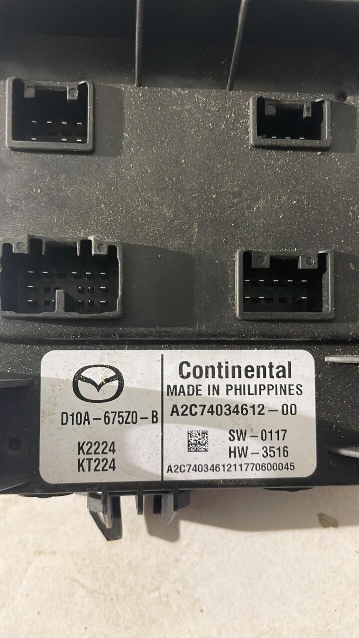 Mazda CX3 2017 2020 OEM Continental Comfort D10A675Z0 A & B