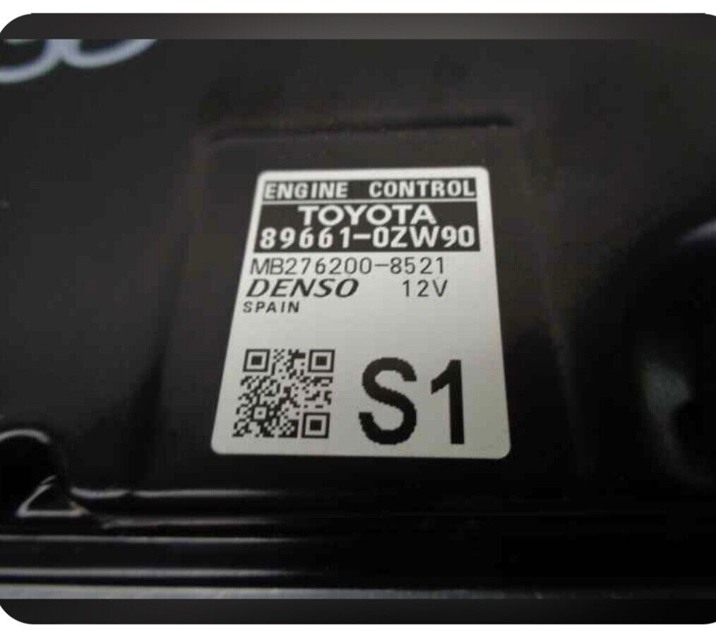 Toyota Corolla 2019 2020 OEM ECU Engine control unit 896610ZW90