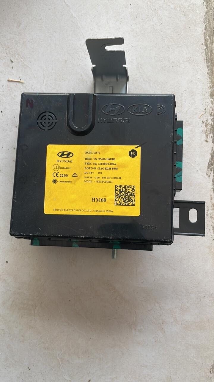 Hyundai Accent 2020 2023 OEM BCM ASSY body control unit 95400H6UB0