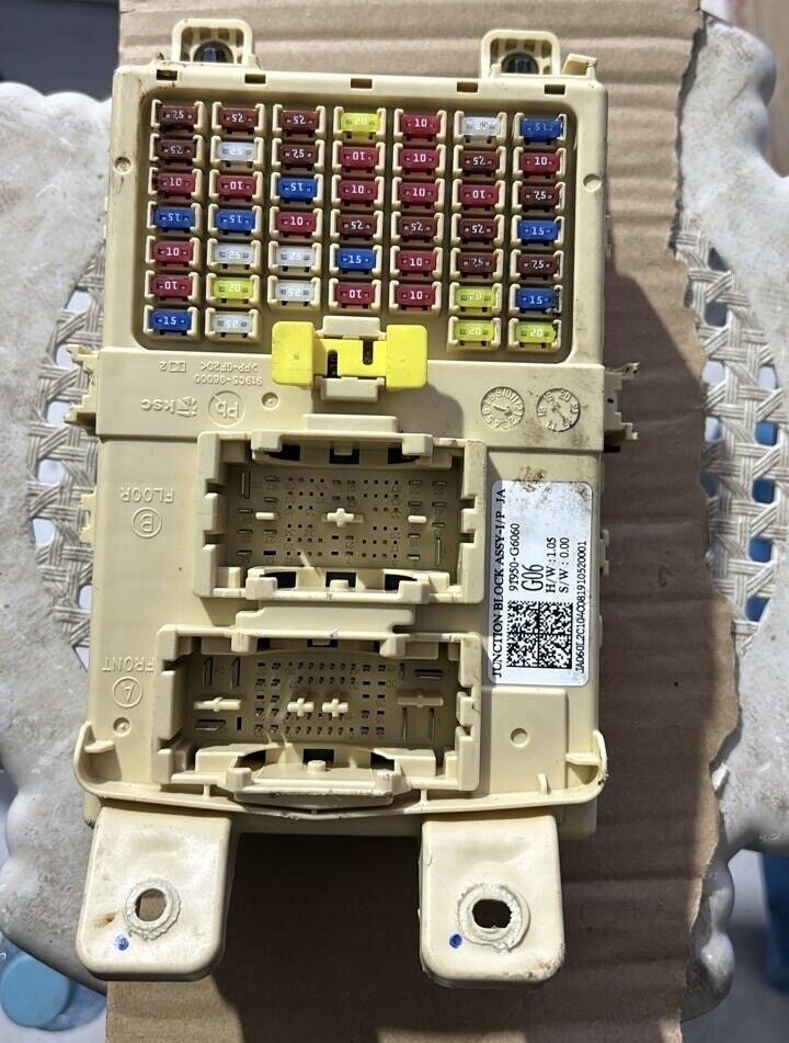 kia picanto 2018 2020 fuse box 91950G6060 G06