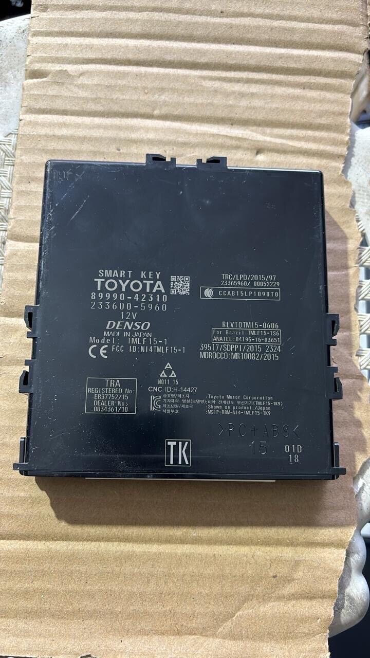 Toyota RAV4 2018 2022 OEM Smart key control unit 8999042170 8999042310