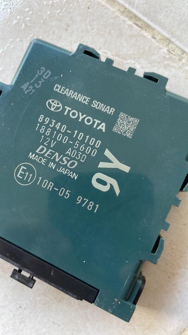 Toyota CHR 2019 2021 OEM clearance sonar control unit 8934010100