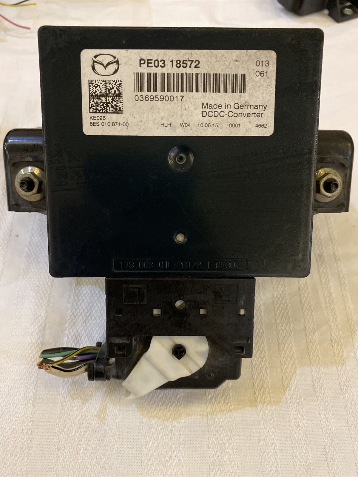 MAZDA 3 2014 2019 OEM BCM BM (MK3) DCDC CONVERTER MODULE PE0318572