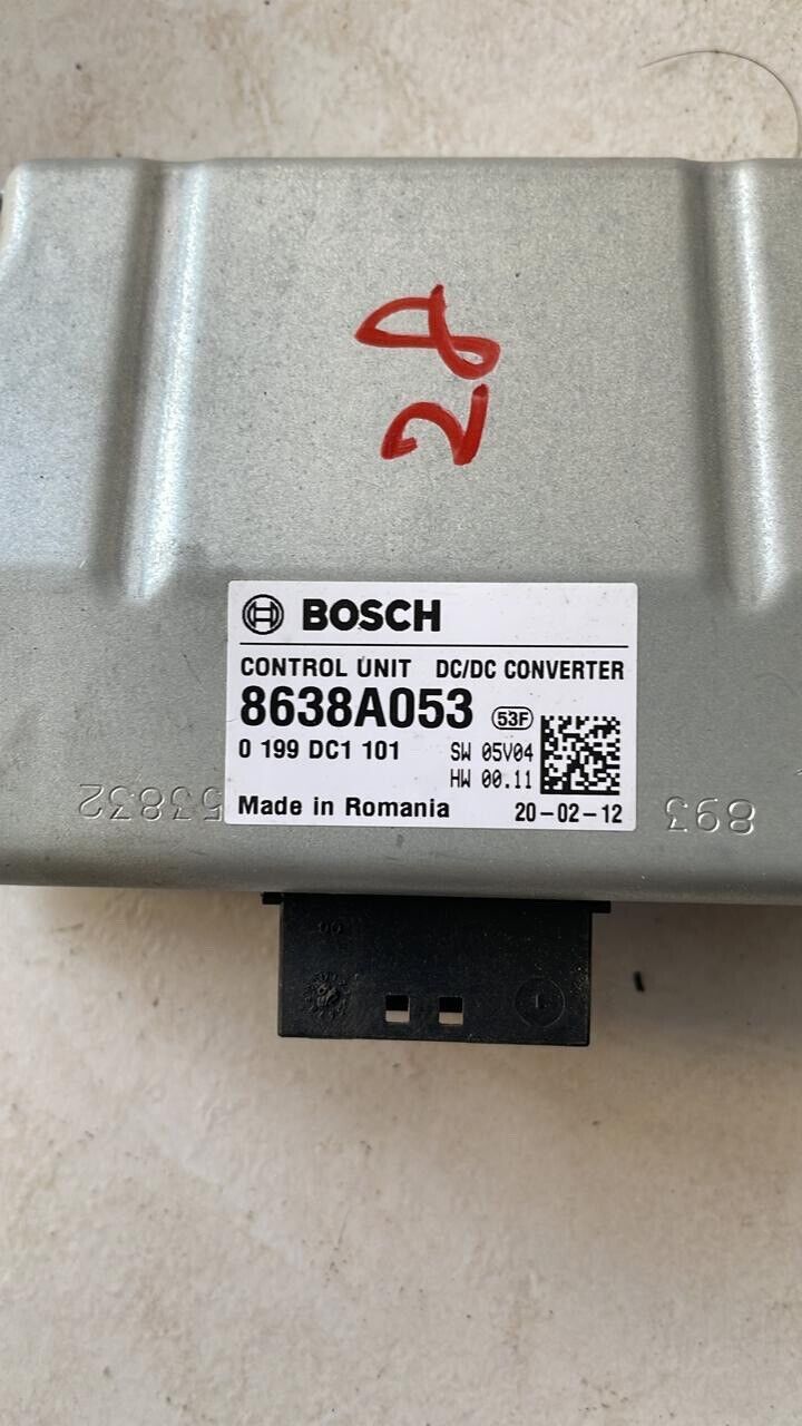 Mitsubishi Outlander 2017 2020 Control unit DC Converter 8638A053 53F Bosch