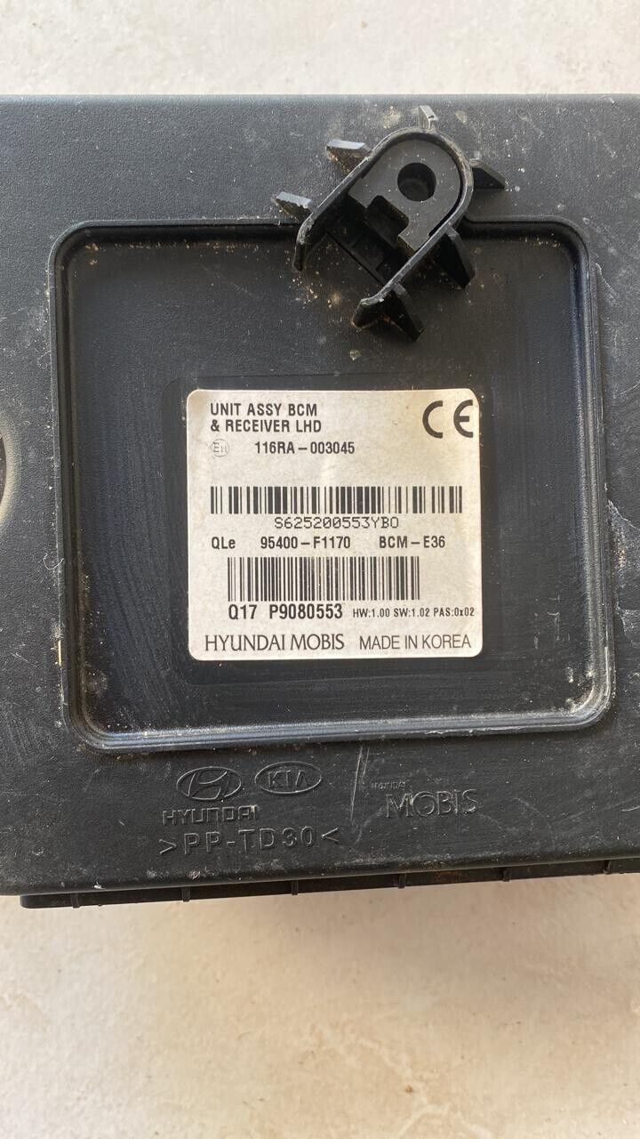 Kia sportage 2016 2019 OEM BCM body control unit 95400F1170 E36