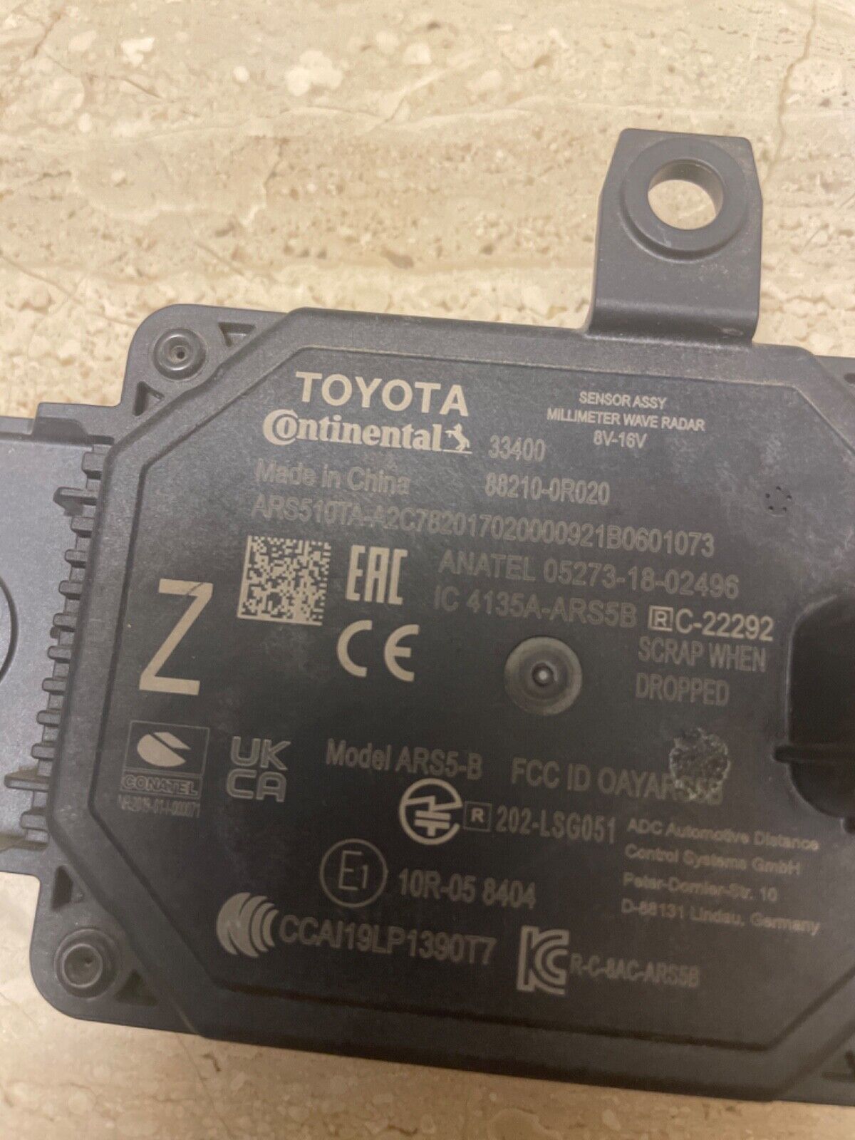 Toyota RAV4 2022 2023 OEM cruise control Radar unit 882100R020