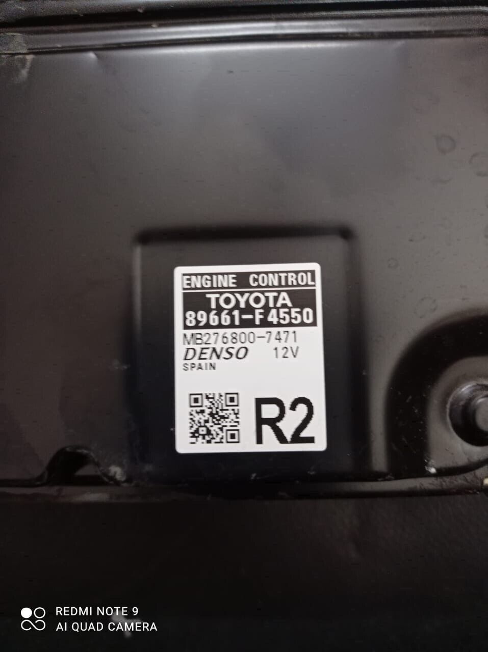 Toyota CHR 2017-2020 ECU Engine Module Control Computer 89661f4050 R2 FE