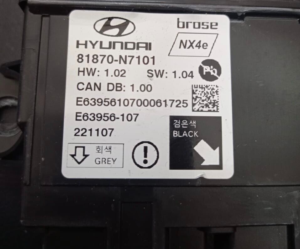 Hyundai Tucson 2021 2023 OEM Tailgate Lift Control Back door module 81870N7101