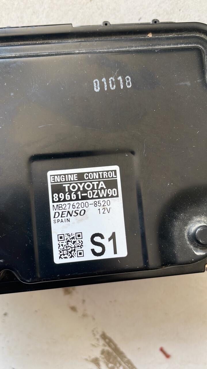 Toyota Corolla 2019 2020 OEM ECU Engine control unit 896610ZW90