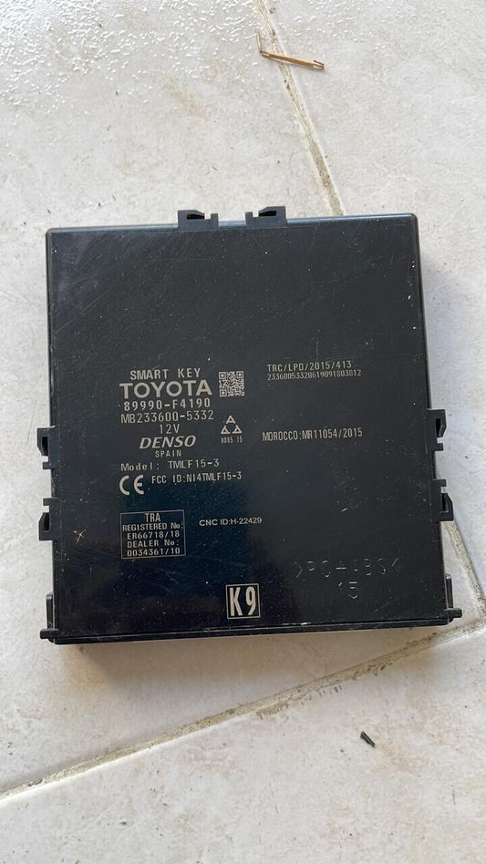 toyota CHR 2017 2020 keyless Smart Control OEM 89990F4190