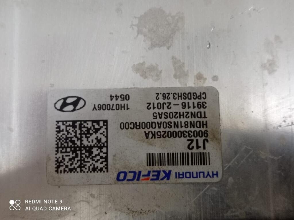 Hyundai Tucson 2022 2023 OEM ECU engine Control unit 391162J012