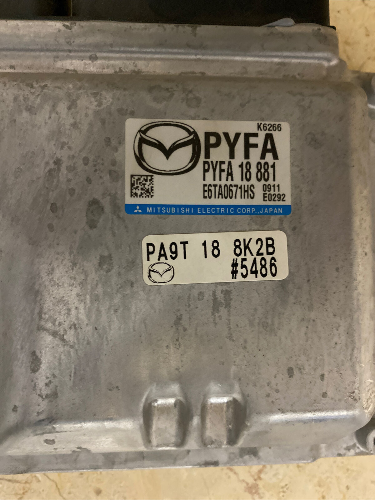 Mazda CX-5 CX5 2020 2.5 Liter engine computer PYFA18881 PYFA 18 881