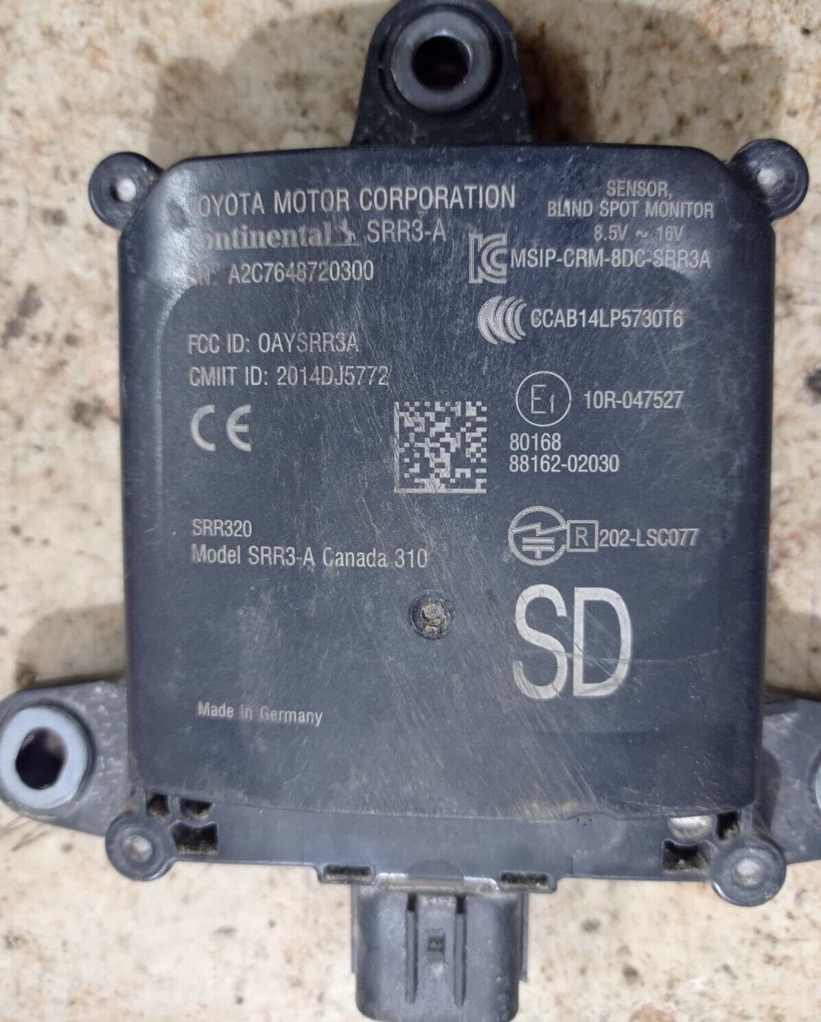 Toyota Corolla 2019 2022 OEM Rear Radar set 8816202030