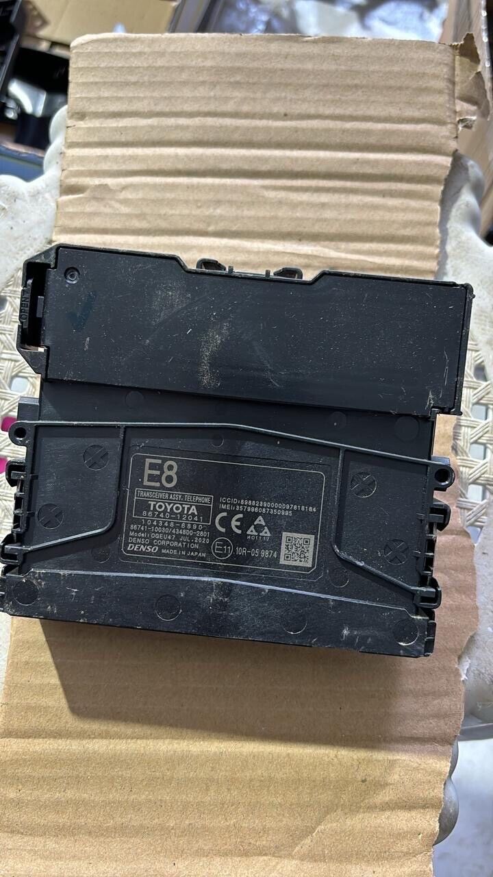 Toyota Corolla 2019 2020 Transceiver Telephone module part number 8674012041