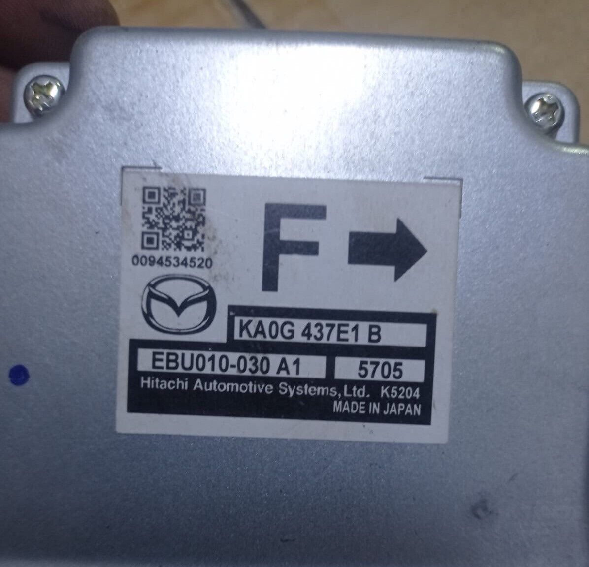 Mazda CX5 parking control unit KA0G437E1E EBU010060A1