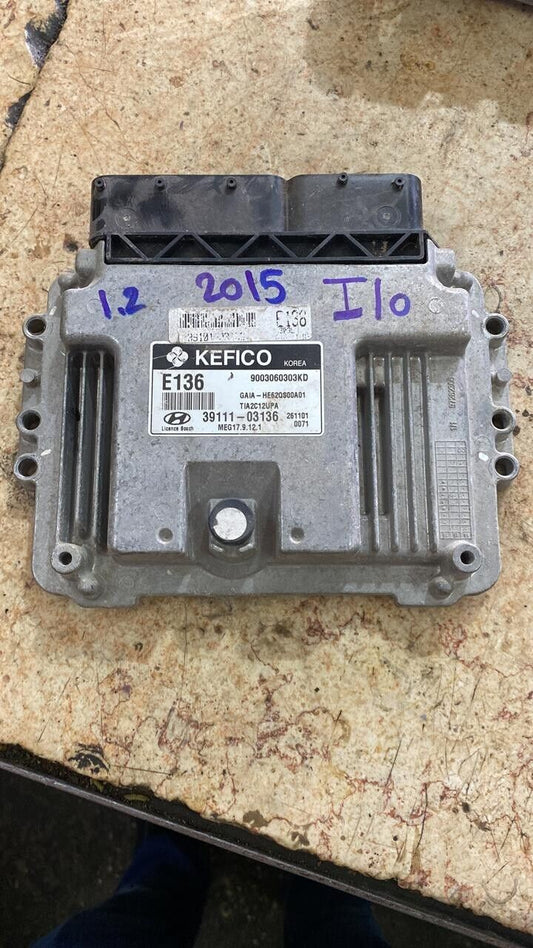 Hyundai I10 2015 ECU engine control unit 3911103136