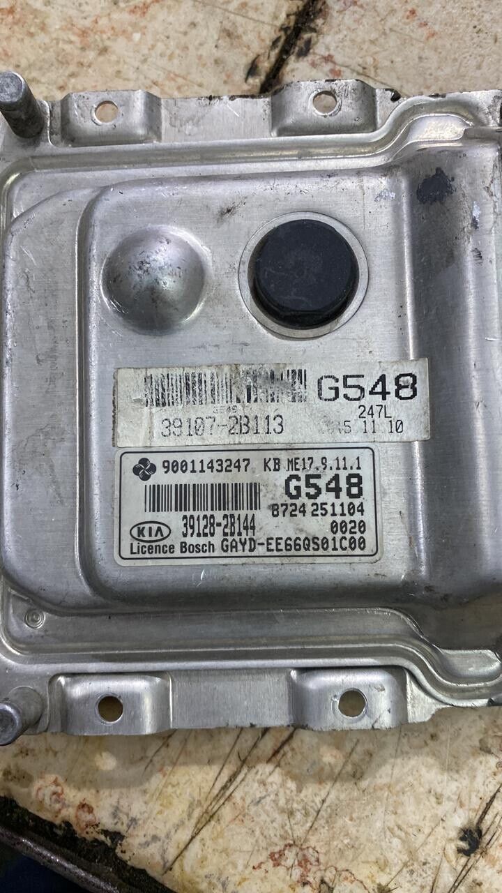 Kia forte 2014 2018 ECU engine control unit 391282B144 G548