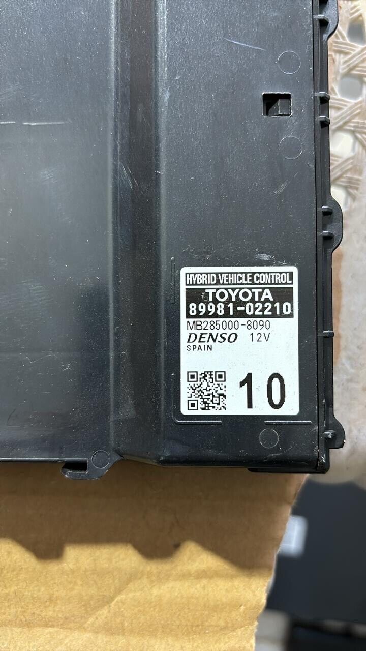 Toyota Corolla 2019 2021 OEM ECU Hybrid vehicle control module 8998102210 10