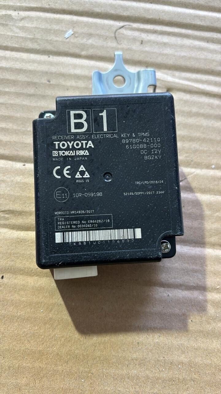 toyota rav4 2018 2022 OEM receiver assy key & tpms control unit 897B042110 B1