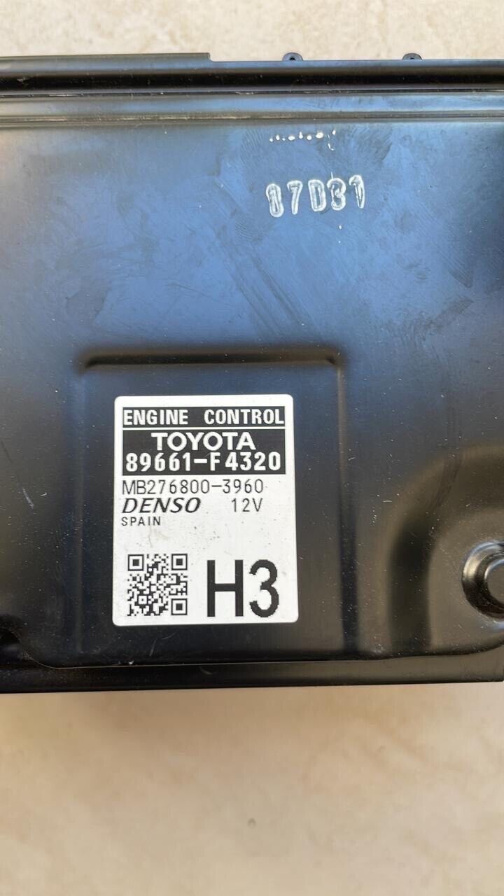 Toyota CHR 2019 2022 OEM ECU engine control unit 89661F4320 H3