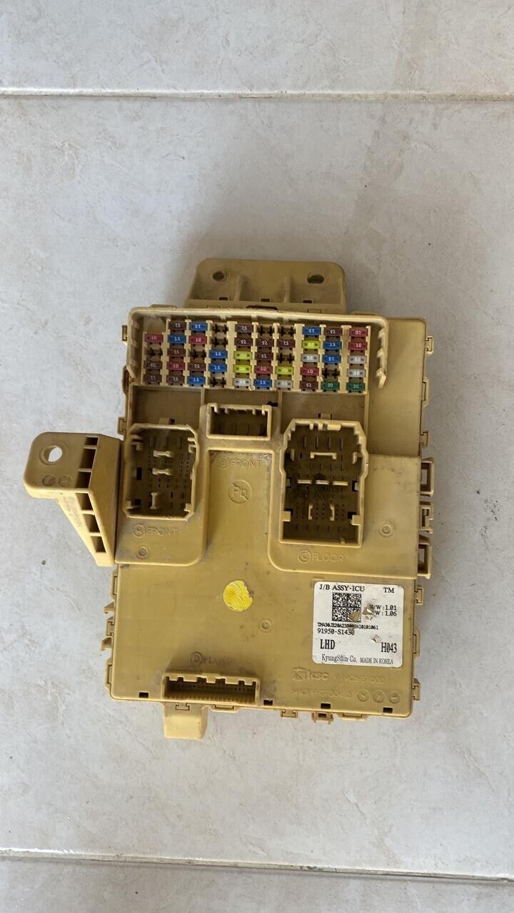 hyundai santa fe 2019 2021 fuse box 91950S1430 LHD H043