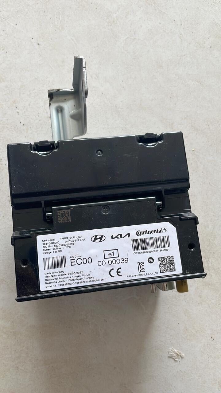 Hyundai I20 2021 2023 OEM ECall control unit 96510Q0000