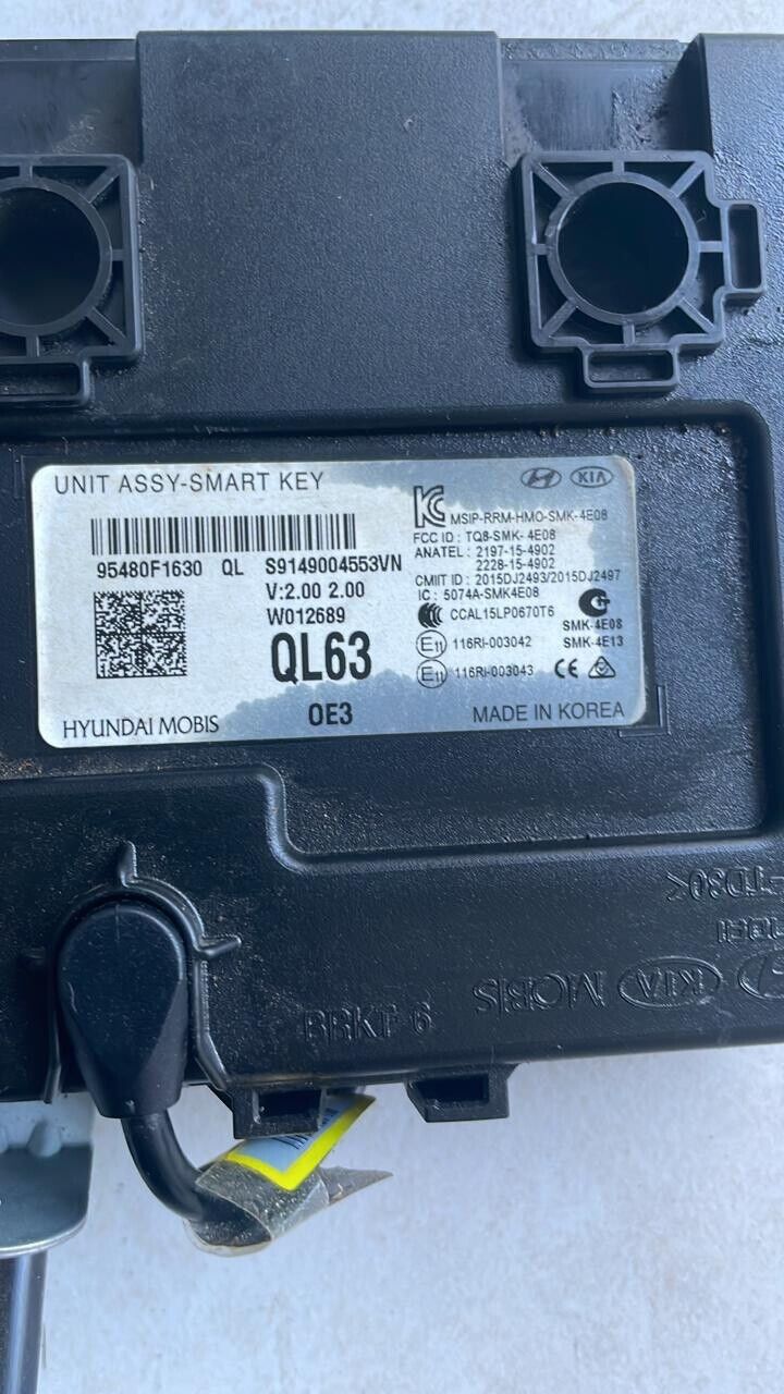 Kia Sportage 2017 2021 OEM smart key control unit 95480F1630 QL63