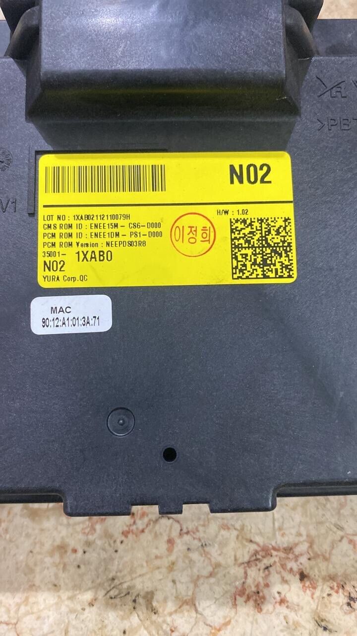 hyundai ioniq 5 2022 2023 handbrake module unit OEM 1XAB0 No2