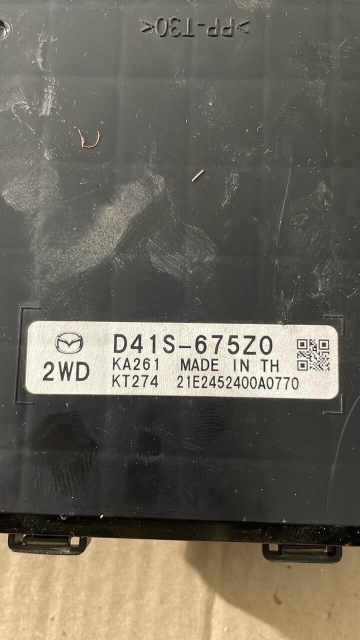 Mazda 3 2019 2023 OEM Electric Supply Control Unit D41S675Z0 KA261