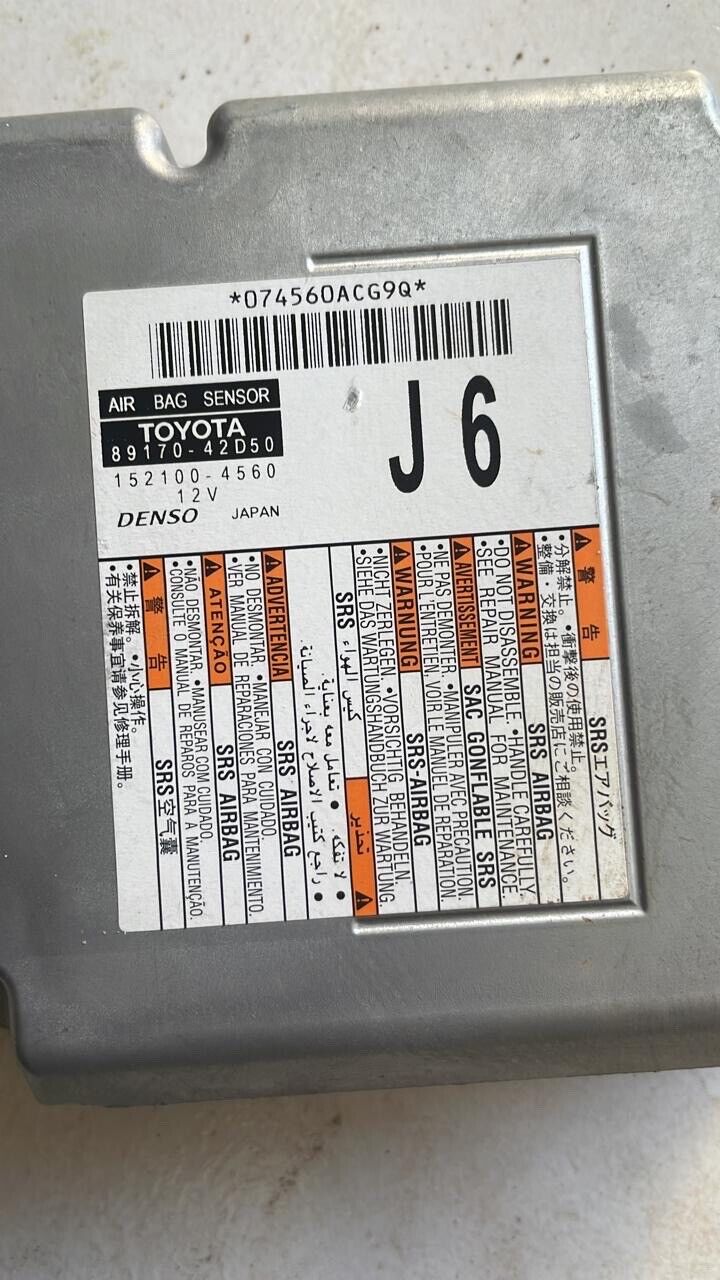 Toyota RAV4 2018 2022 OEM Sensor Control Unit 8917042D50 J6