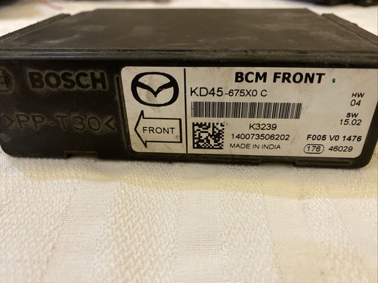 OEM Mazda 3 2014-2016 2.0L Chassis Control Module BCM KD45675X0C / KD45-675X0 C