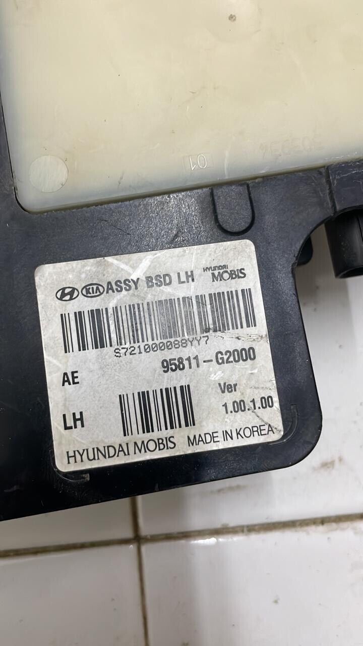 Hyundai Ioniq 2018 Rear Left Radar Spot Assist Sensor  95811G2000