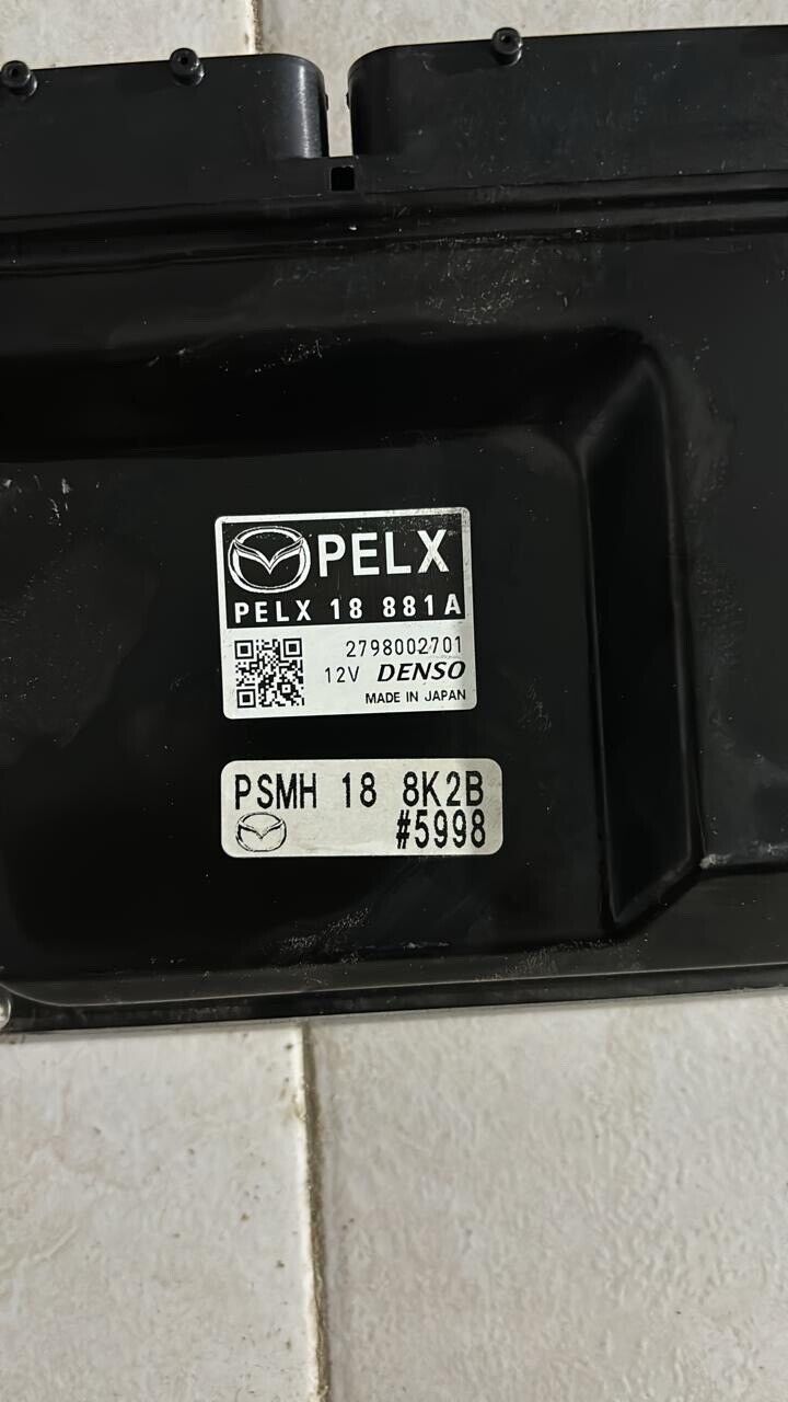 Mazda 3 CX5 2014 2019 engine computer module ECU PELX18881A PELX18881