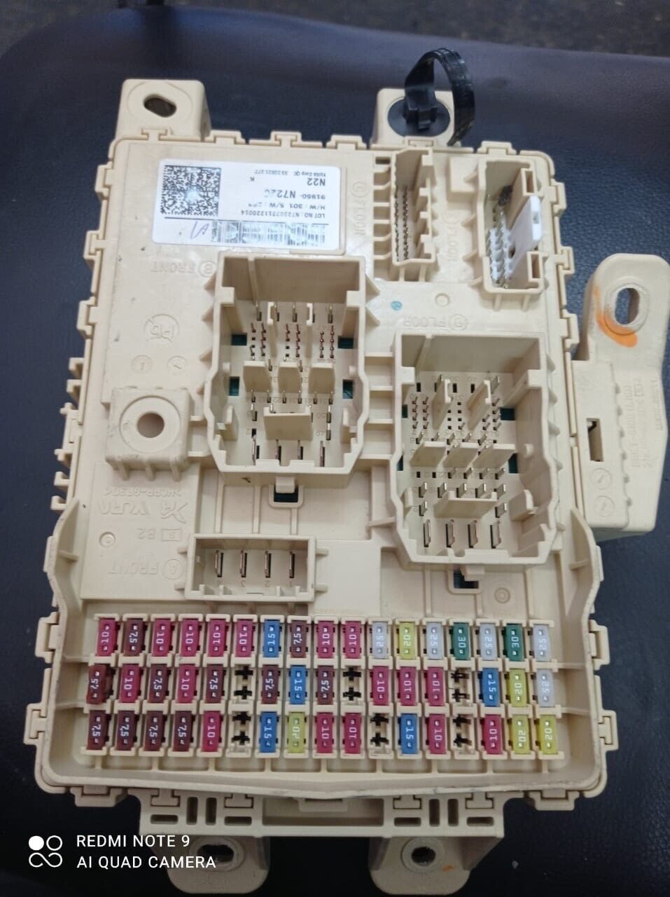 Hyundai Tucson 2021 2023 fuse box left hand drive 91950N7230 N23 N7220