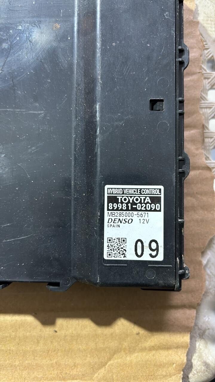 Toyota Corolla 2019 2021 OEM ECU Hybrid vehicle control module 8998102090 09