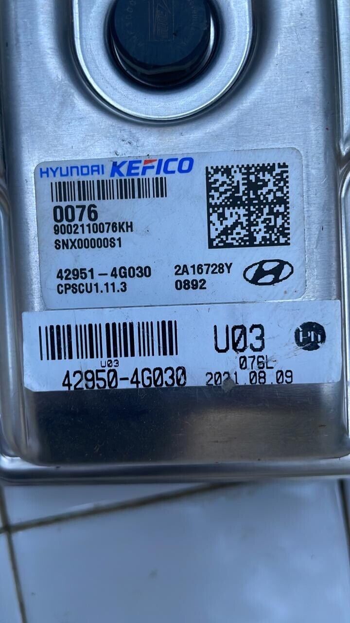 HYUNDAI Tucson 2021-2023 SBW ENGINE CONTROL MODULE 42951-4G030 OEM