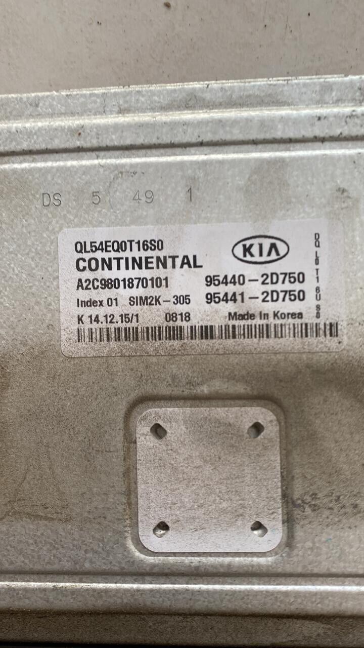 Kia Sportage 2015 2016 2017 OEM ECU engine box module 954402D750