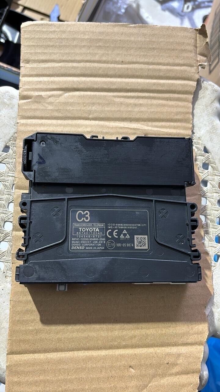 toyota corolla 2021 OEM telephone control unit 8674012040