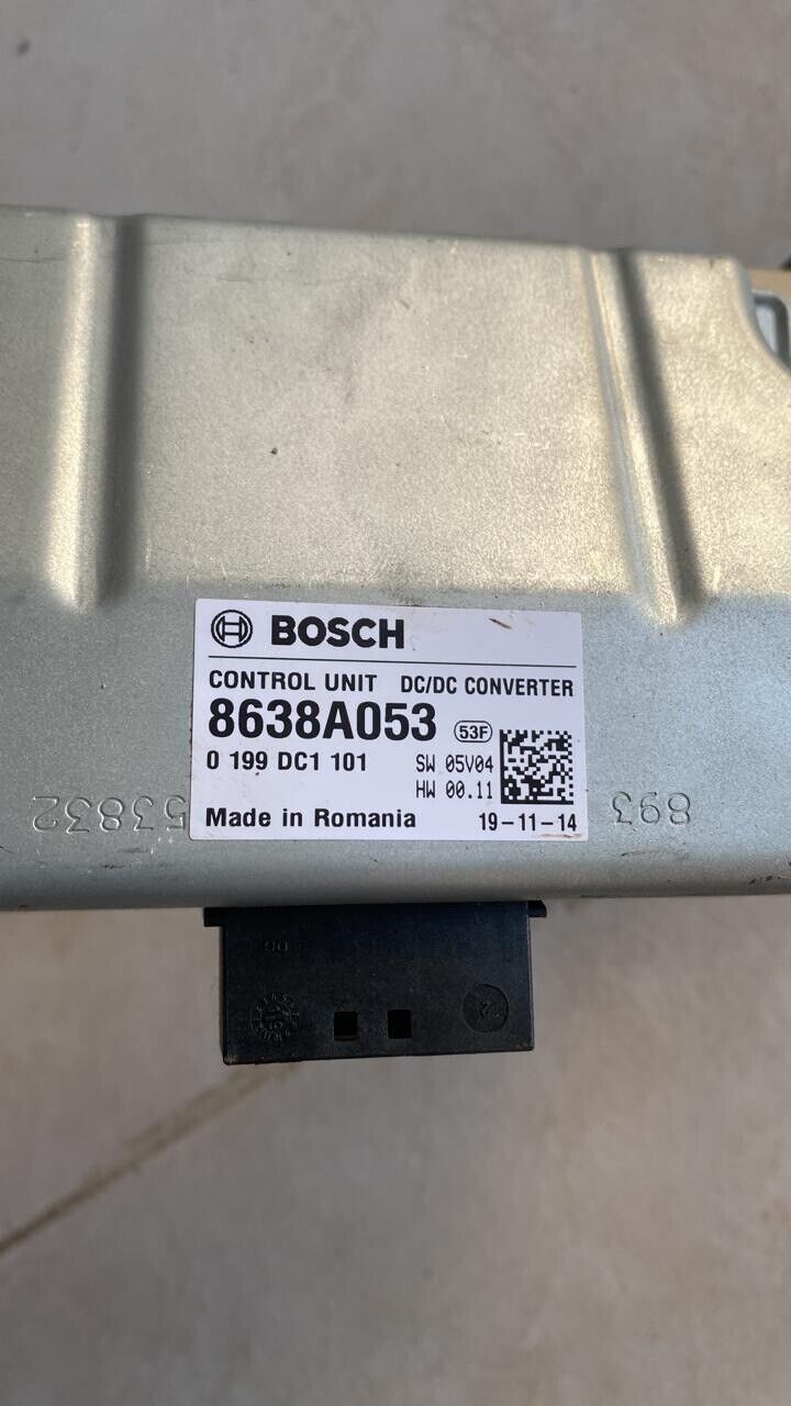 Mitsubishi Outlander 2017 2020 Control unit DC Converter 8638A053 53F Bosch