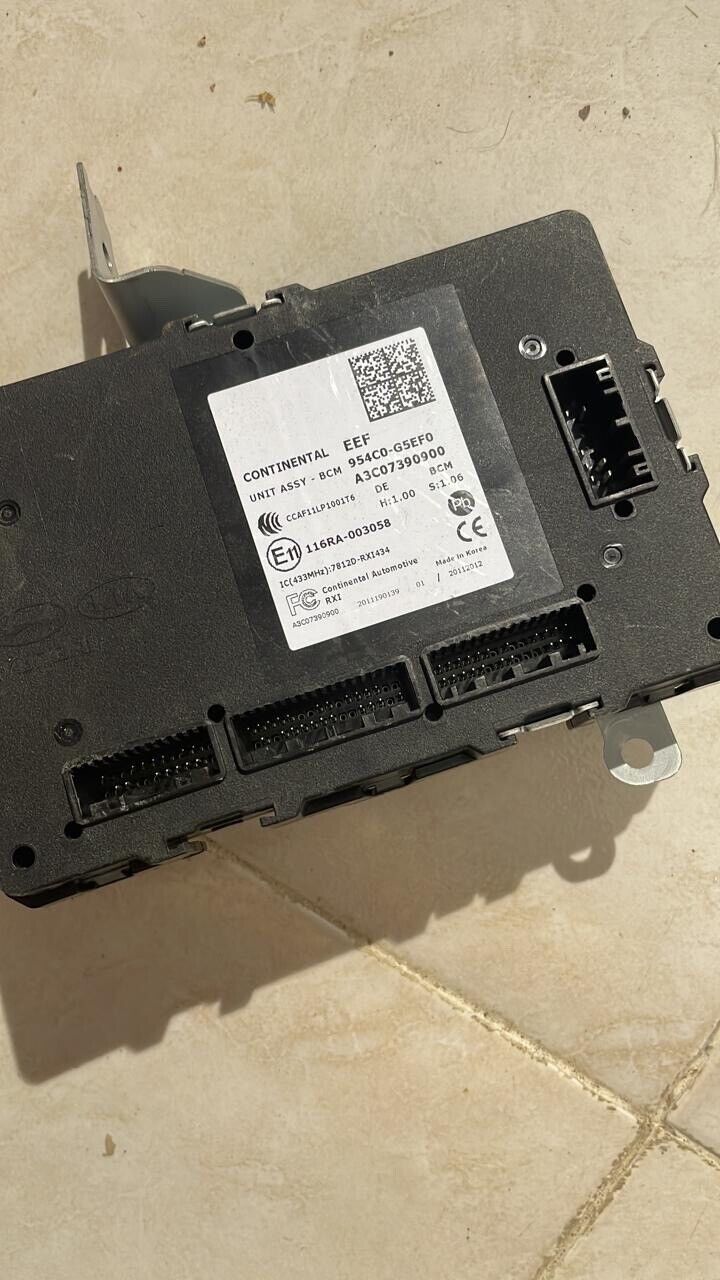 KIA NIRO 2019 2022 OEM BCM body control unit 954C0G5EF0 954B0G5550