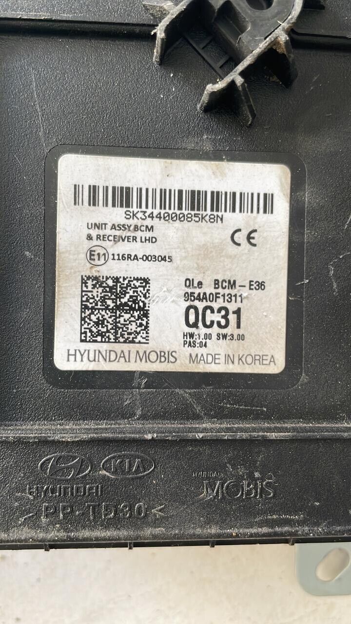 Hyundai Kia OEM BCM RECEIVER LHD 954A0F1311 QC31