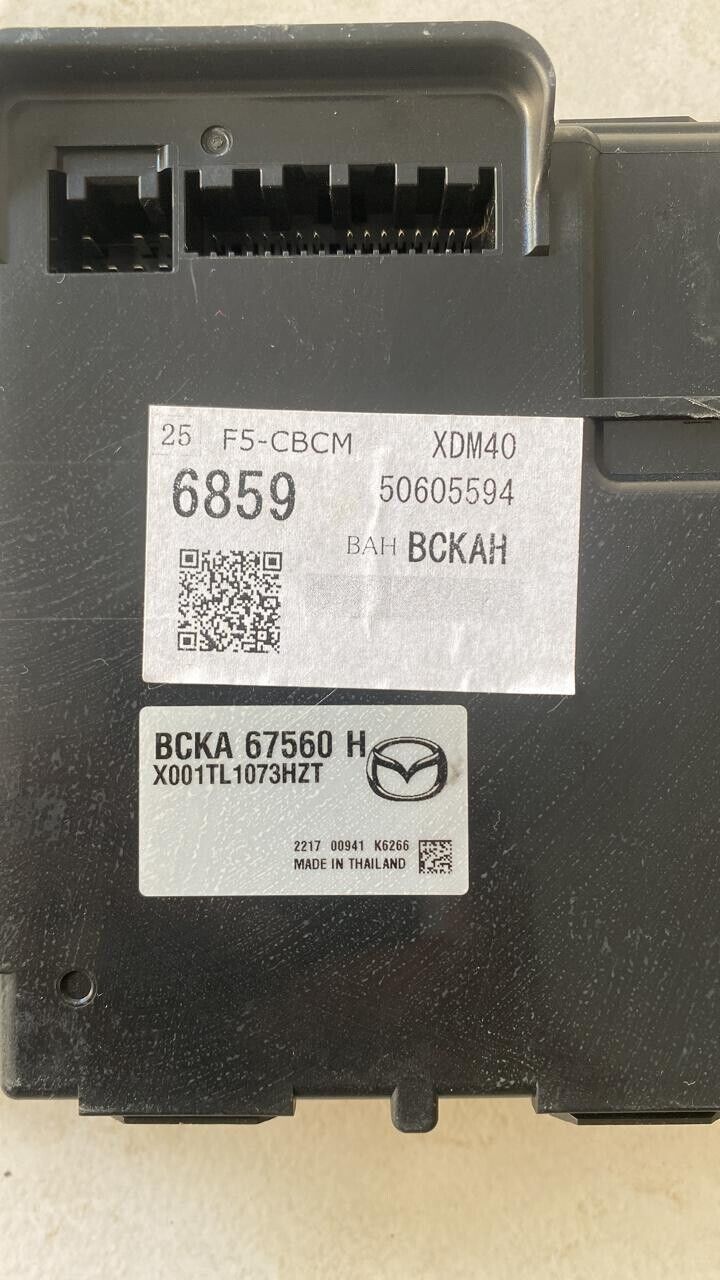 Mazda CX30 2020 2023 OEM BCM BCKA67560H F5-CBCM