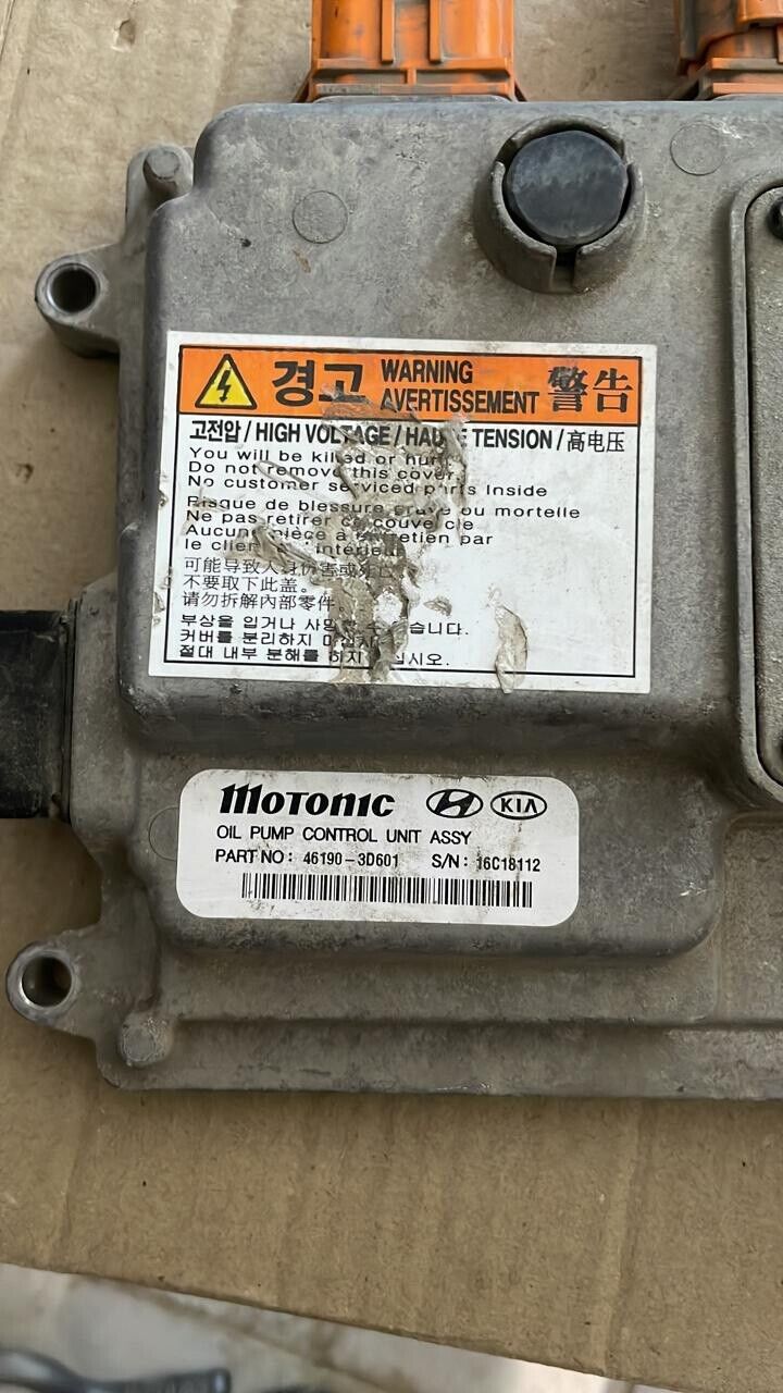 Hyundai Sonata 2017 2018 OEM Oil pump Control Hybrid 461903D601