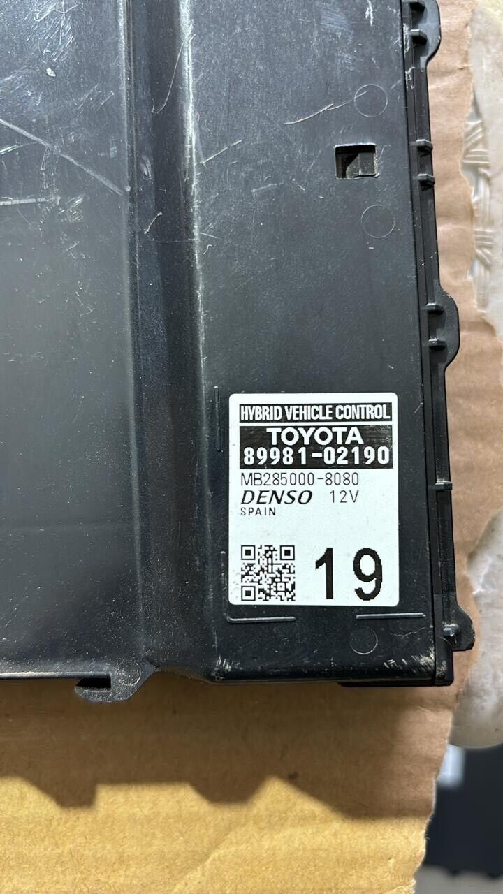 Toyota Corolla 2019 2021 OEM ECU Hybrid vehicle control module 8998102190 19