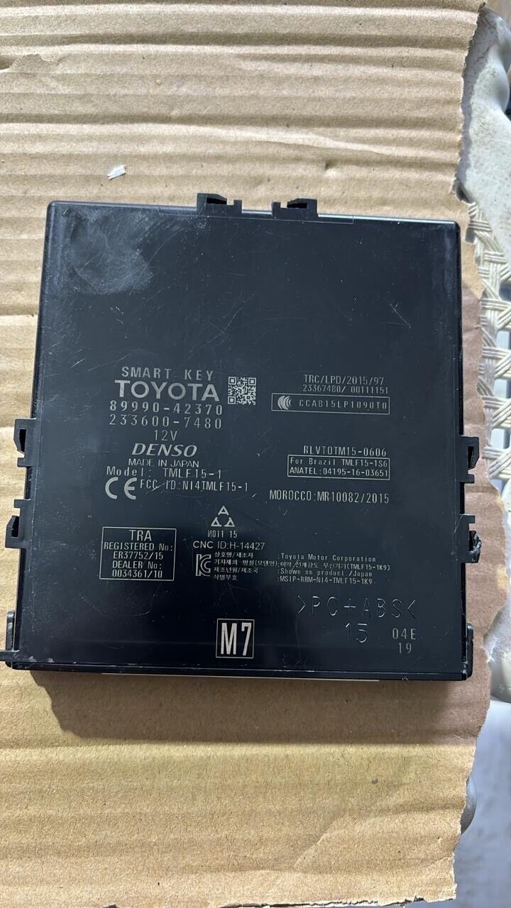 toyota RAV4 2017 2022 keyless Smart Control OEM 8999042370 M7