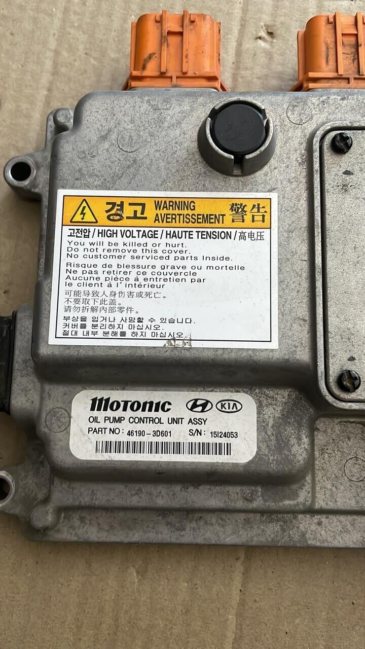 Hyundai Sonata 2017 2018 OEM Oil pump Control Hybrid 461903D601